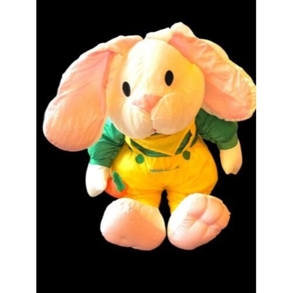 1993 Vtg International Silver Co.  Nylon Puffalump Style Bunny Rabbit